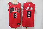 Bulls 8 Zach Lavine Red Nike Diamond 75th Anniversary Swingman Jersey,baseball caps,new era cap wholesale,wholesale hats